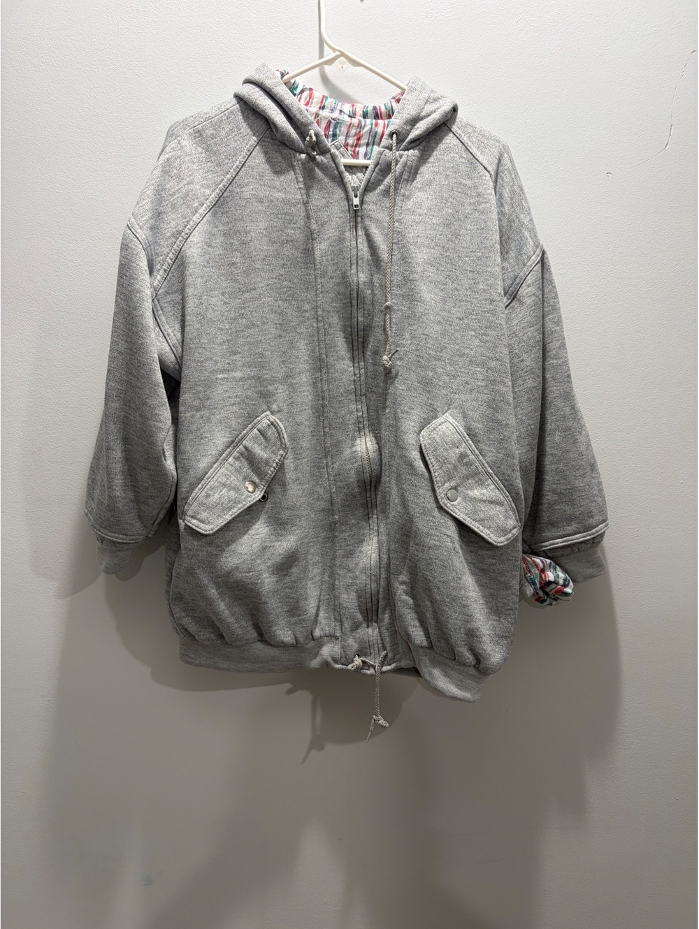 Vintage 90s Be In The Current Seen Jacket One Size Fits All Colorblock Retro